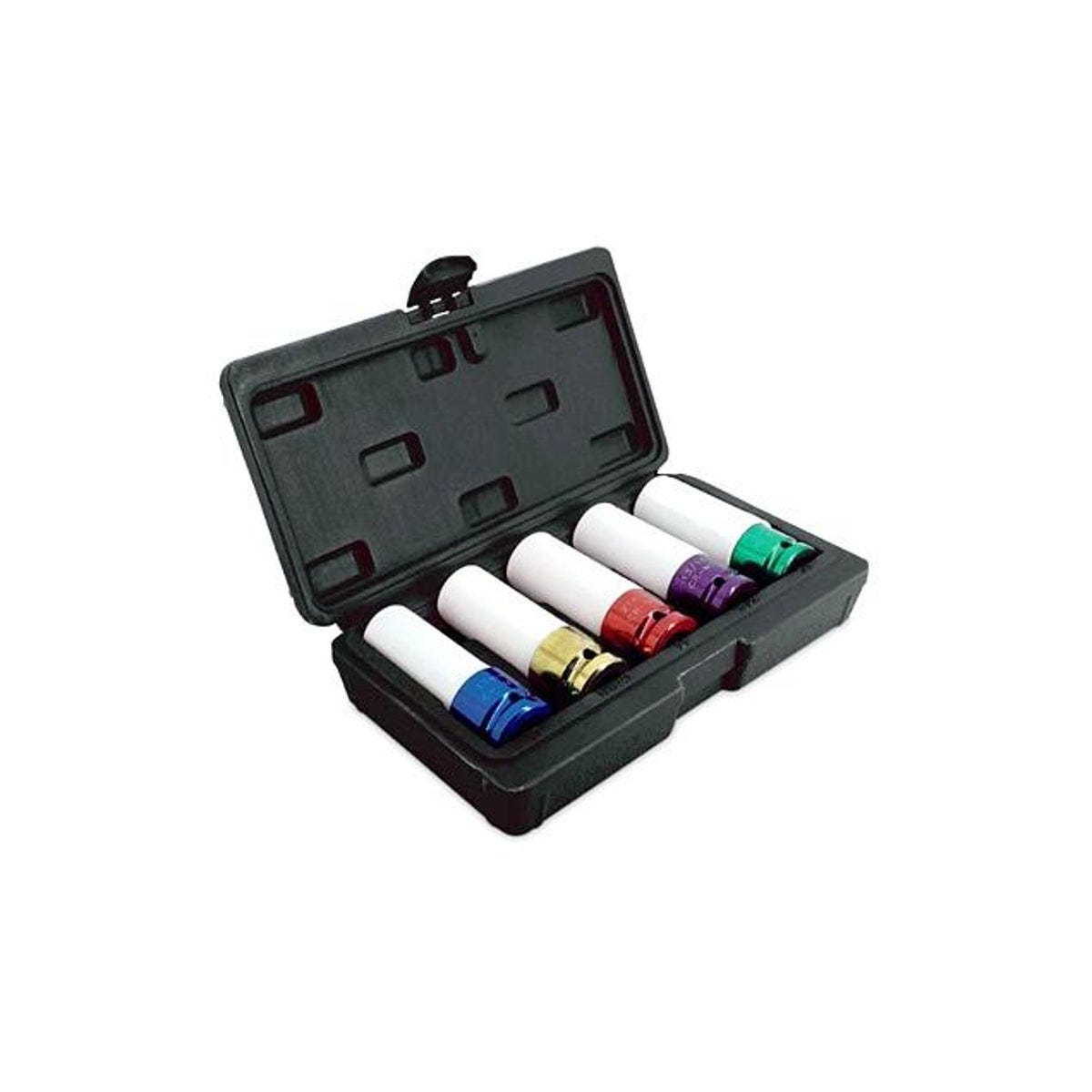 Master Mechanic 1/2 In. Thin Wall Impact Socket Set (5-Piece)