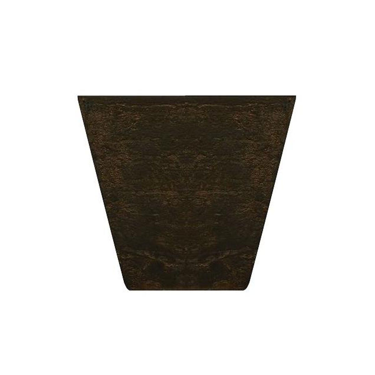 HC 15 In. Square Falcon Brown Tahoe Resin Planter