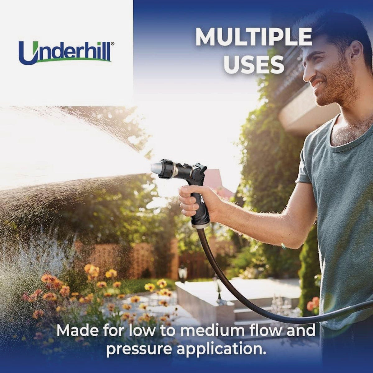 Underhill Prospray Gold Series Garden Water Hose Gun Nozzle Sprayer Head- - photo 3 Underhill Prospray Gold Series Garden Water Hose Gun Nozzle Sprayer Head- - photo 3