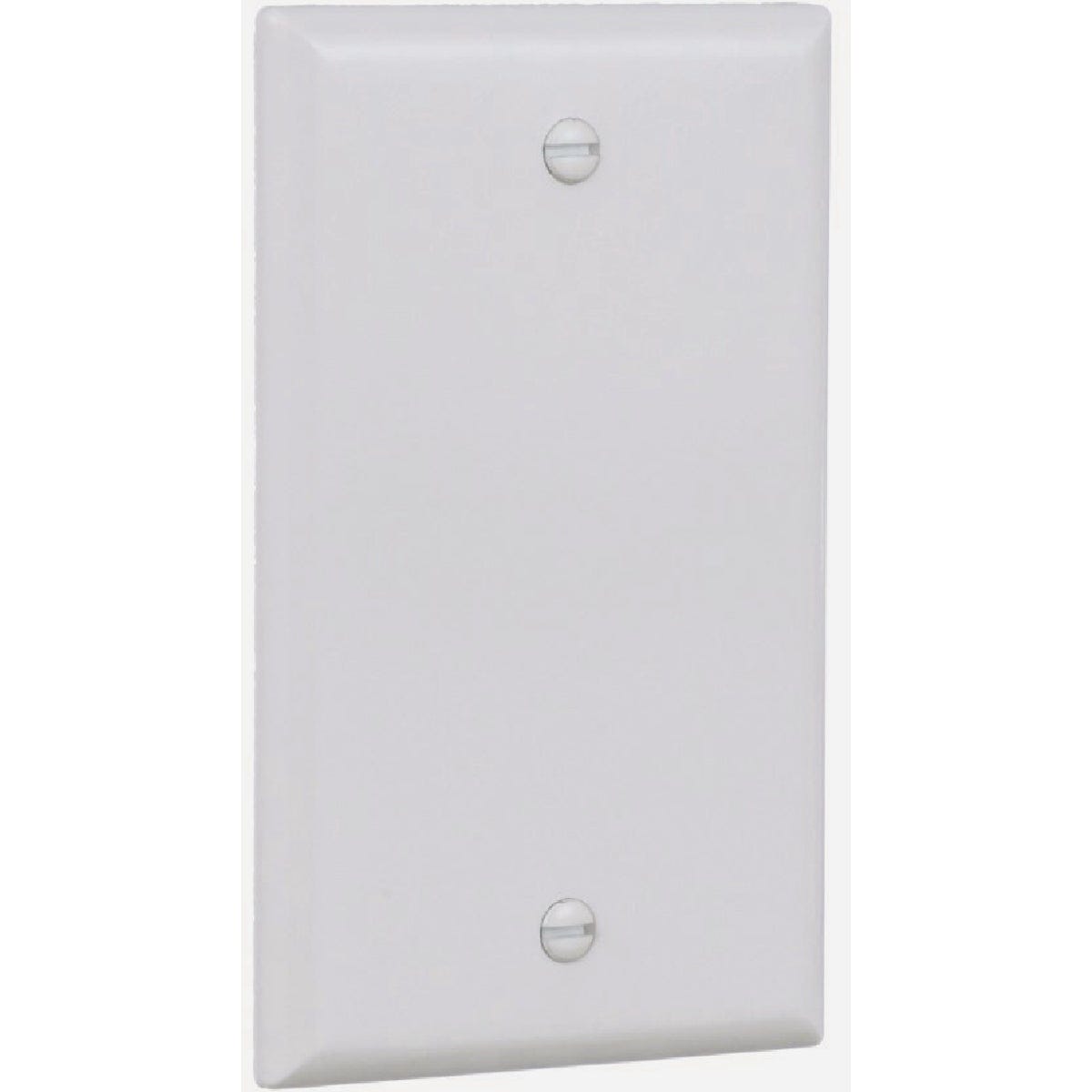 Eaton 1-Gang Standard Telephone & Coaxial Plastic Blank Wall Plate, White- - photo 2