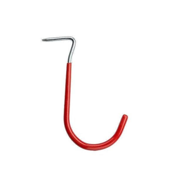 National Hardware Red Vinyl-Coated Steel Curved Drive Hook