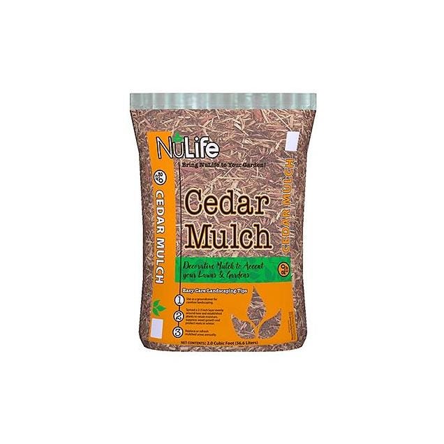 NuLife 2 Cu. Ft. Cedar Mulch