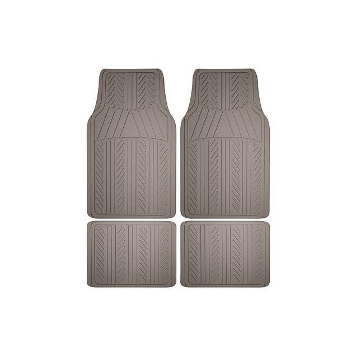Armor All 4-Piece Gray Rubber Auto Floor Mat Set Armor All 4-Piece Gray Rubber Auto Floor Mat Set
