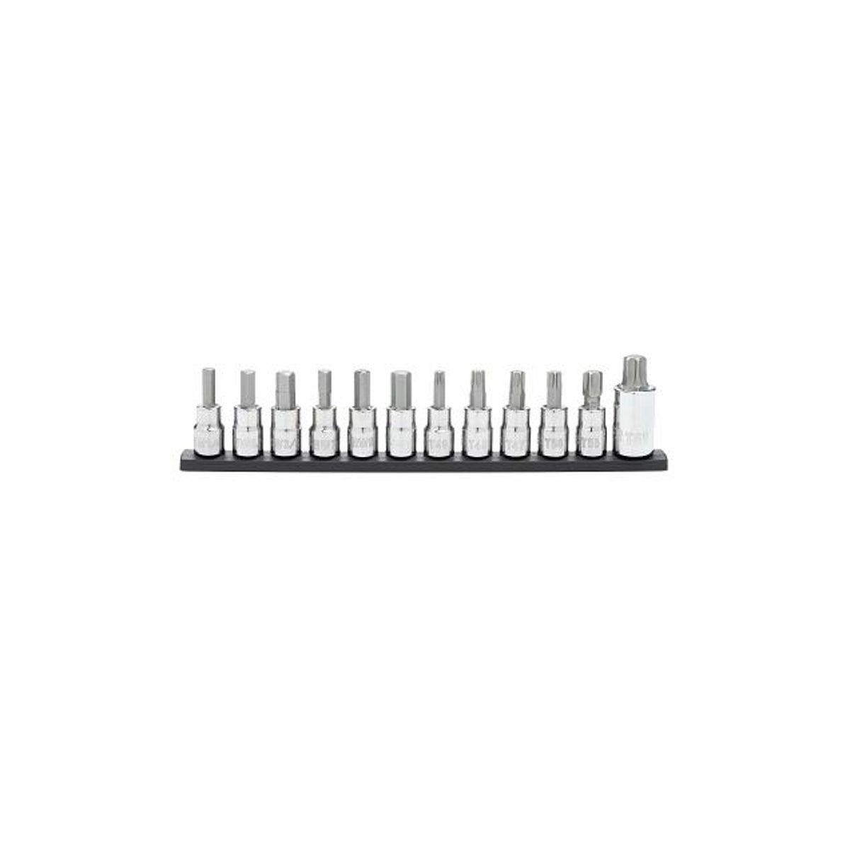 12-Piece Multi-Drive Hex & Torx Bit Socket Set