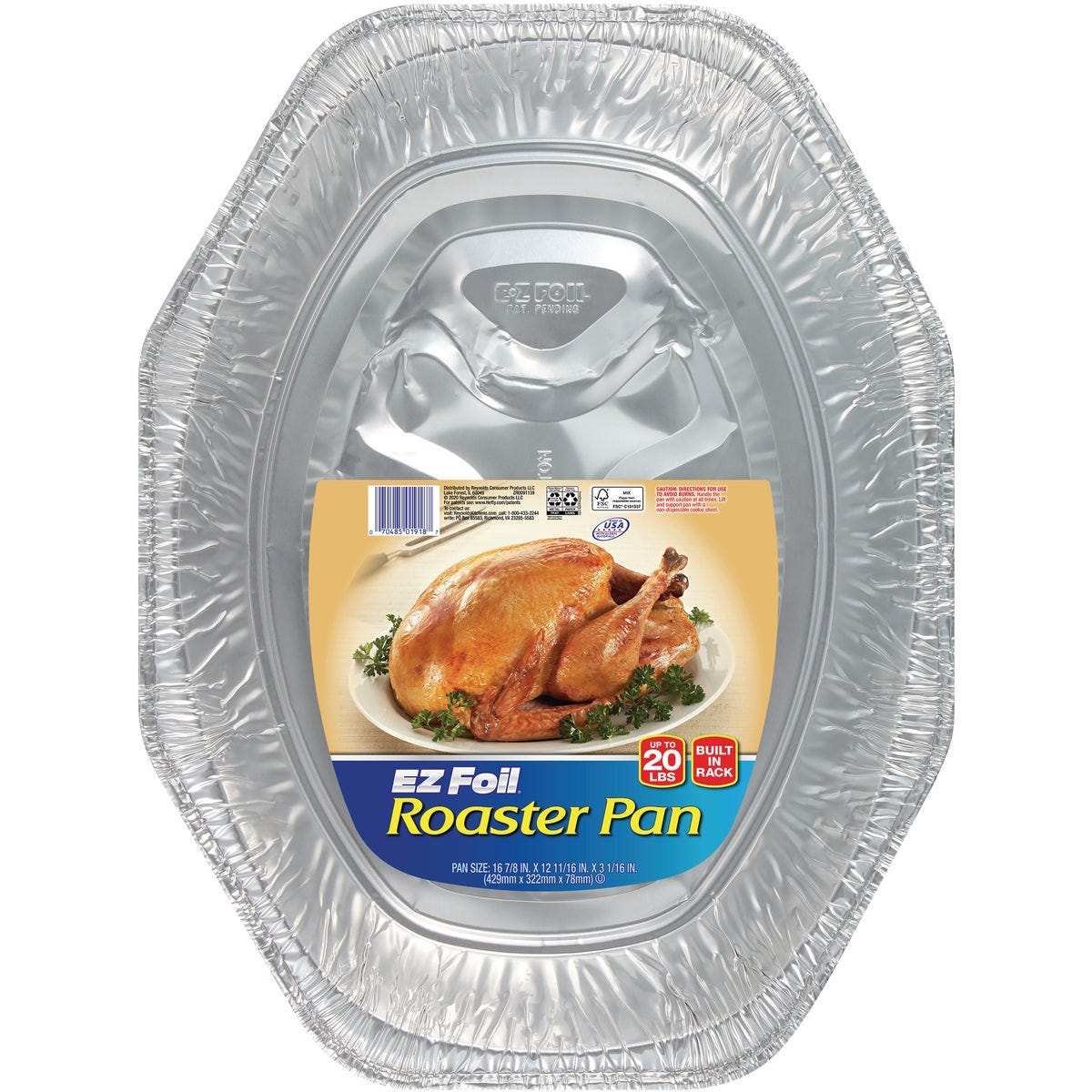 EZ Foil 14-1/8 In. x 18 In. Oval Roaster Pan - photo 2 EZ Foil 14-1/8 In. x 18 In. Oval Roaster Pan - photo 2
