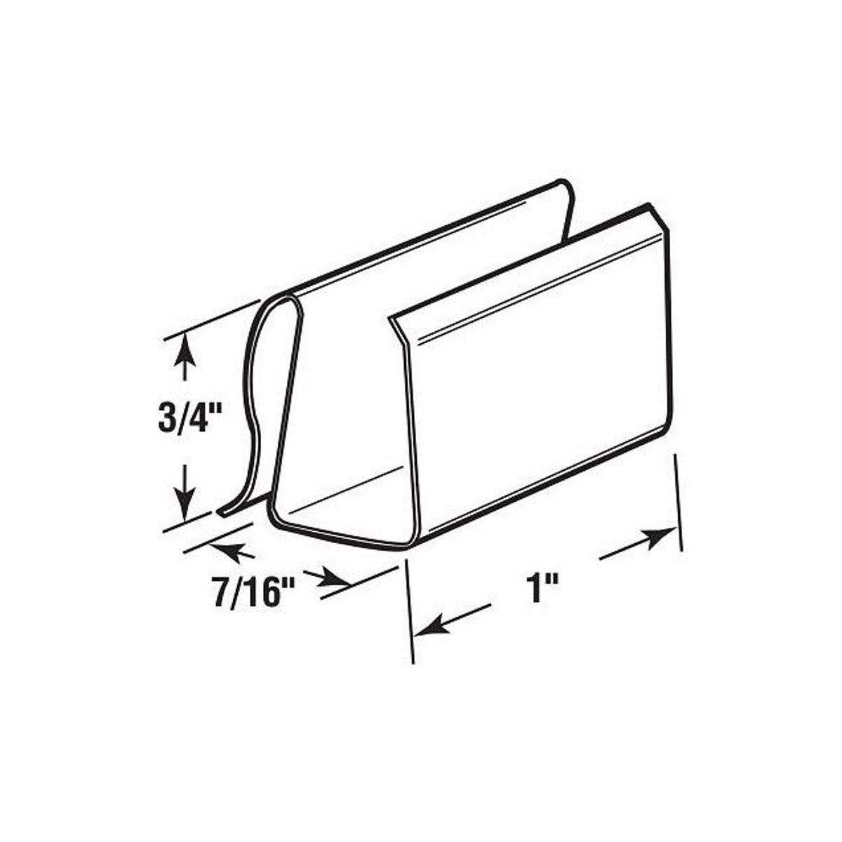 Prime-Line 7/16 In. Plastic Retainer Clips (4-Pack)