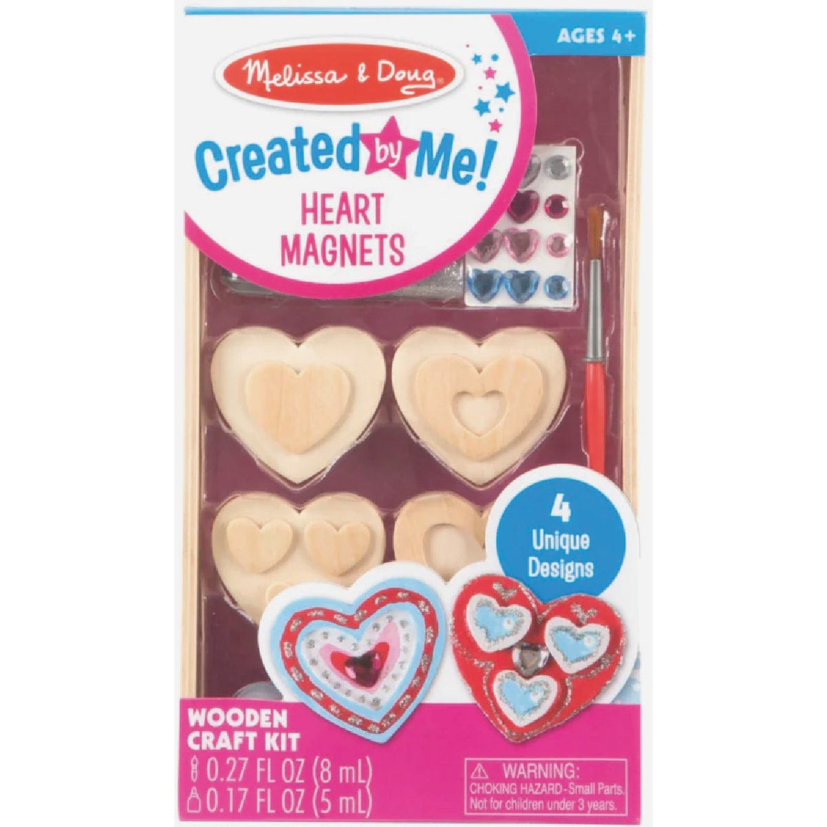 Melissa & Doug Created by Me! Heart Magnets Wooden Craft Kit - photo 2