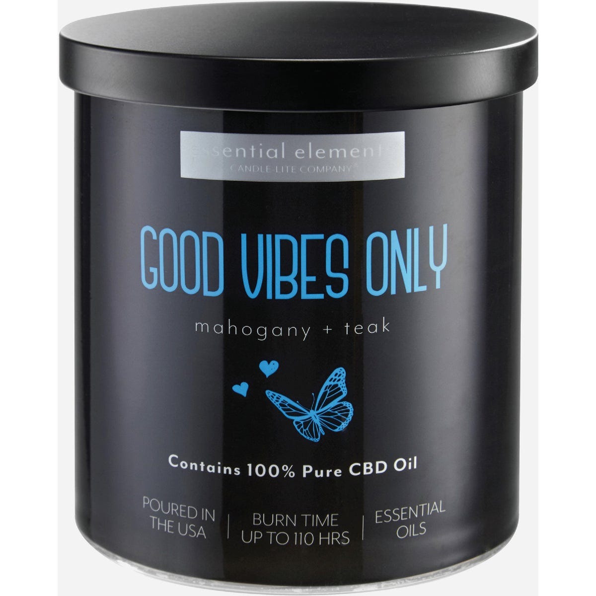 Essential Elements 16 Oz. 2-Wick Good Vibes Only CBD Candle