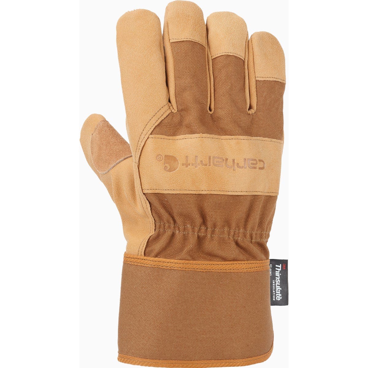 Carhartt Men's XL Brown Storm Defender Insulated Secure Cuff Glove-