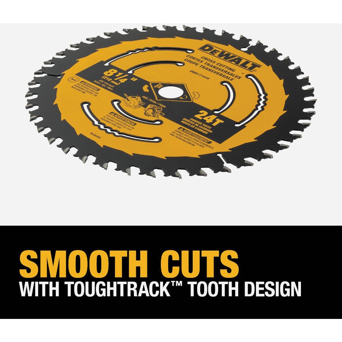 DEWALT 8-1/4 In. 24-Tooth Circular Saw Blade - photo 6 DEWALT 8-1/4 In. 24-Tooth Circular Saw Blade - photo 6