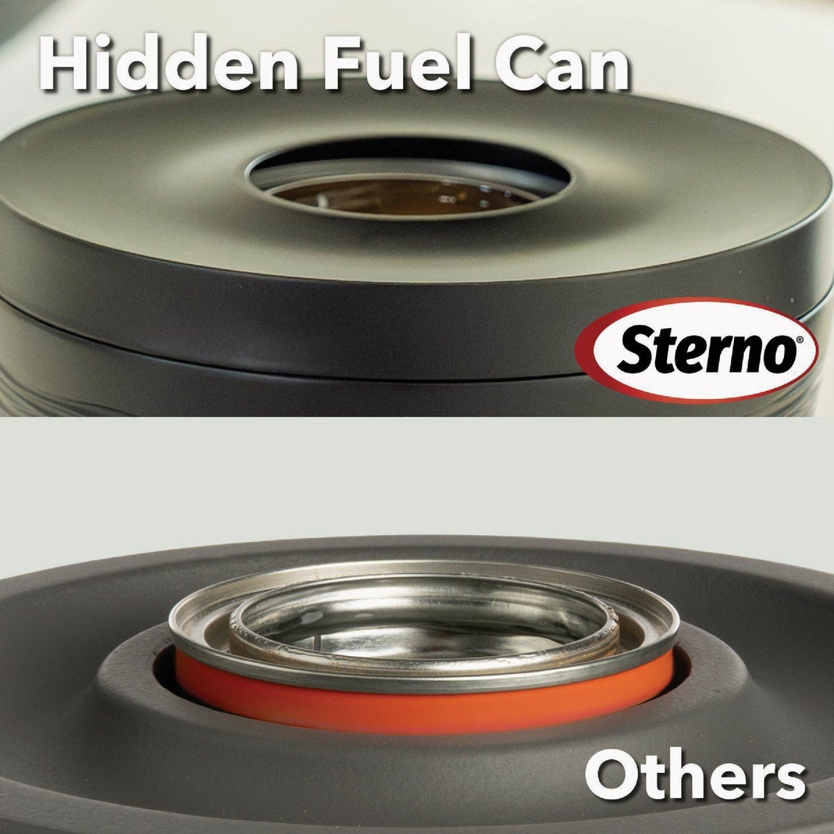 Sterno Small Cocoa & Sand with Dark Brown Lid Tabletop Fire Pit - photo 7