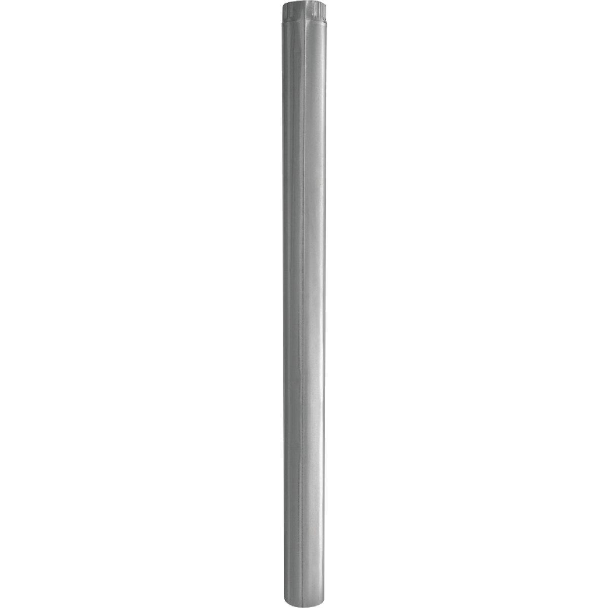 Imperial 30 Ga. 4 In. x 60 In. Galvanized Furnace Pipe Imperial 30 Ga. 4 In. x 60 In. Galvanized Furnace Pipe