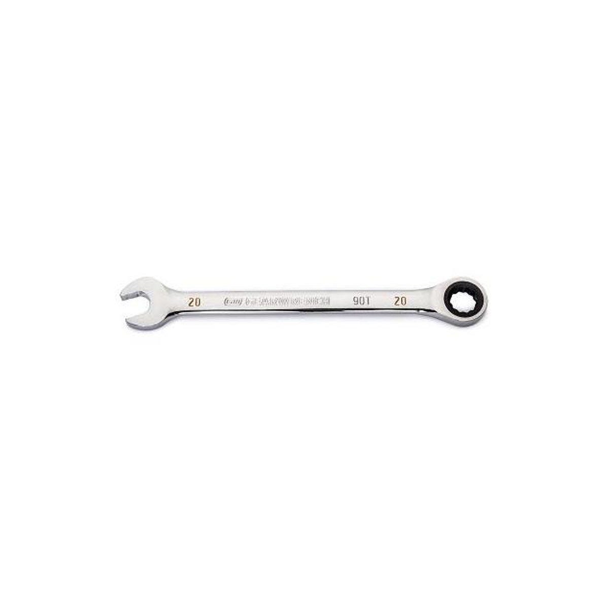 GearWrench 20 mm 12-Point 90-Tooth Ratcheting Combination Wrench GearWrench 20 mm 12-Point 90-Tooth Ratcheting Combination Wrench