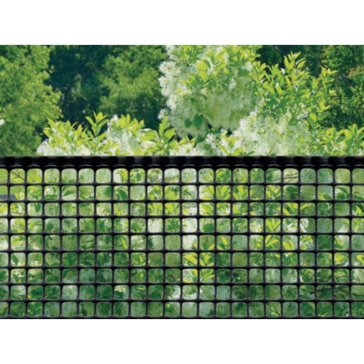 Tenax 3 Ft. H. x 15 Ft. L. Plastic Hardware Netting Garden Fence, Black - photo 5