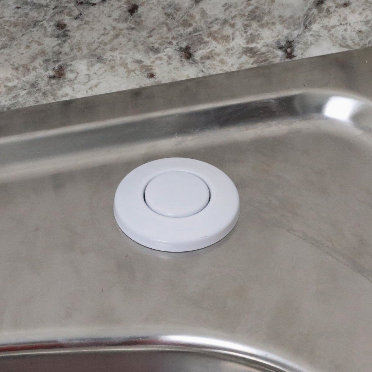 Danco Top Mount Air Switch for Garbage Disposals with White Button - photo 6