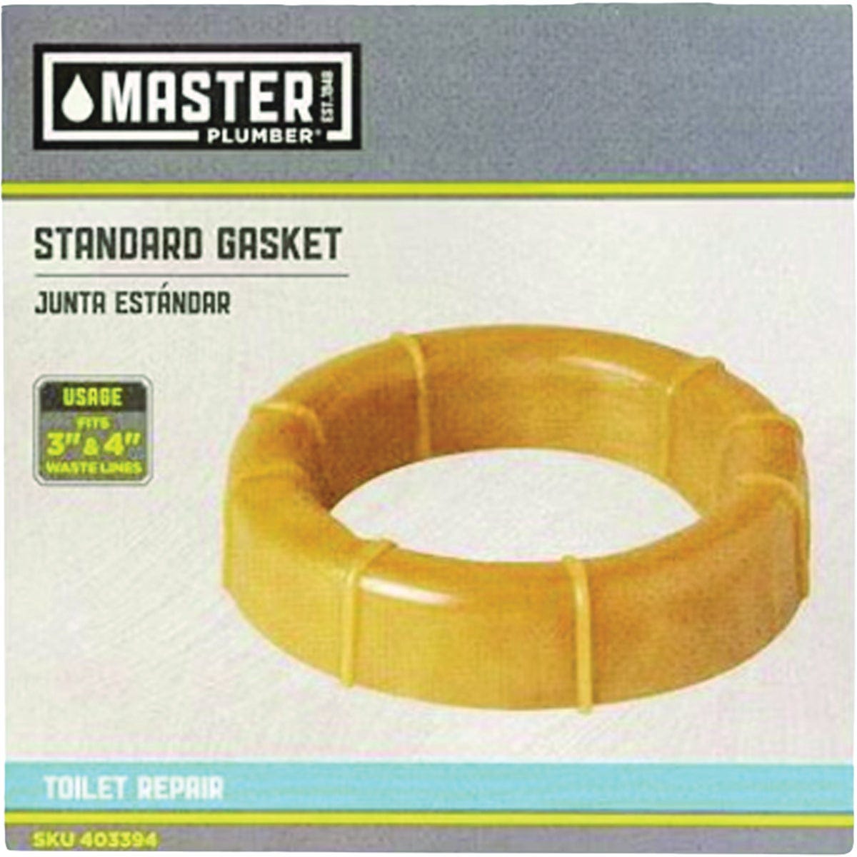 Master Plumber No. 1 Wax Toilet Gasket Master Plumber No. 1 Wax Toilet Gasket