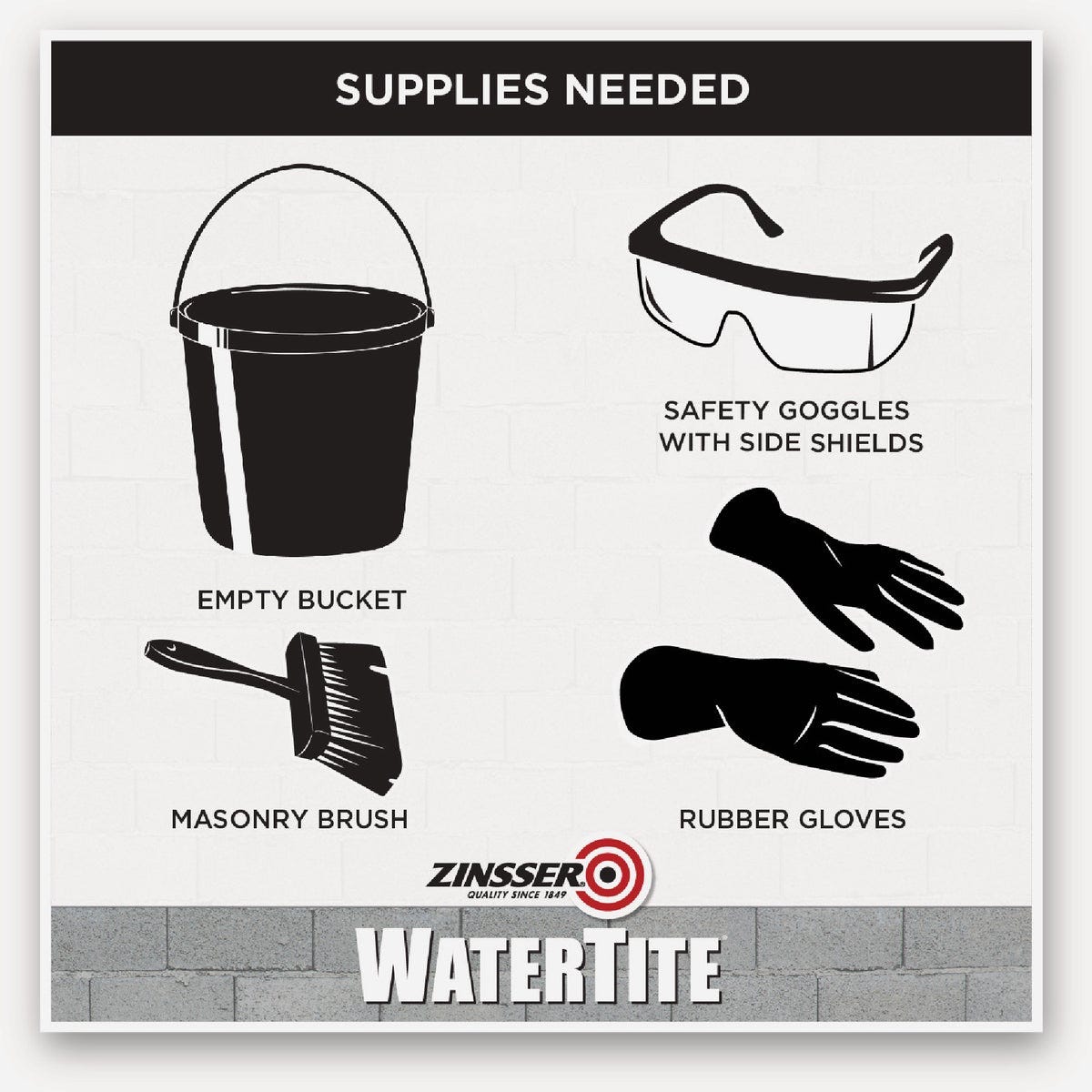 Zinsser 2.5Lb Watertite Hydraulic Cement