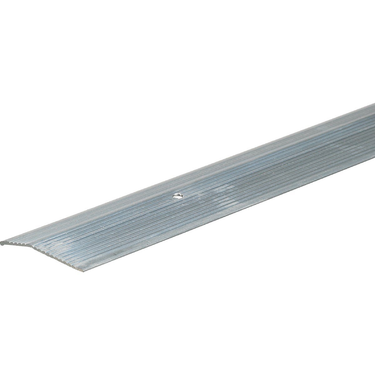 Do it Satin Silver Fluted 2 In. x 3 Ft. Aluminum Carpet Trim Bar, Extra Wide