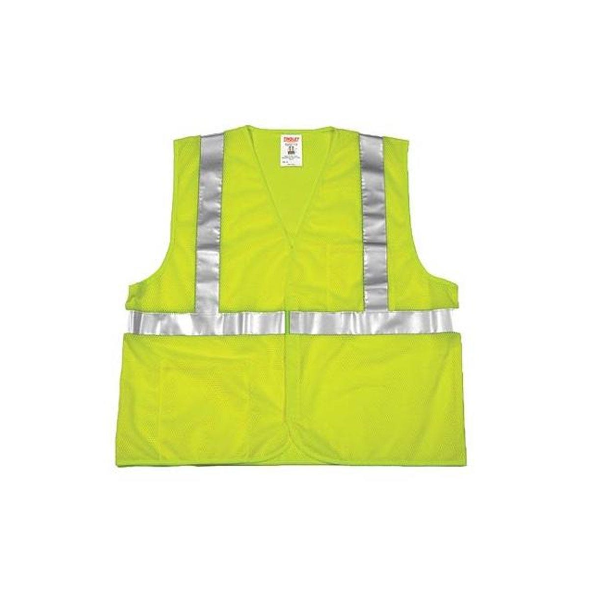 Tingley Job Sight 4XL/5XL Fluorescent Yellow/Green Polyester Mesh Safety Vest