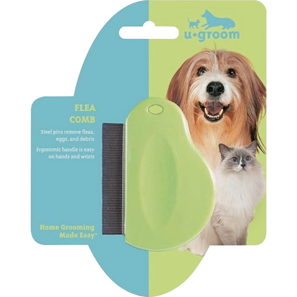 U-groom Contoured Grip Flea Comb - photo 2 U-groom Contoured Grip Flea Comb - photo 2