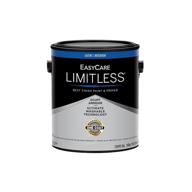 EasyCare Limitless 1 Gal. Medium Base Satin Acrylic Latex Interior Paint & Primer