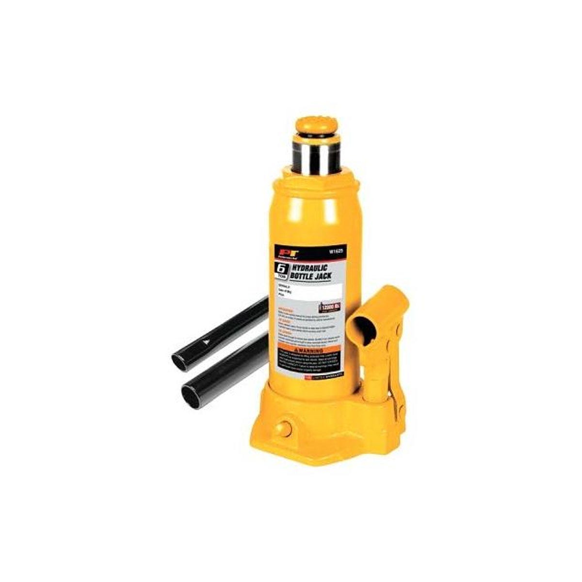 Performance Tool 6-Ton Hydraulic Bottle Jack