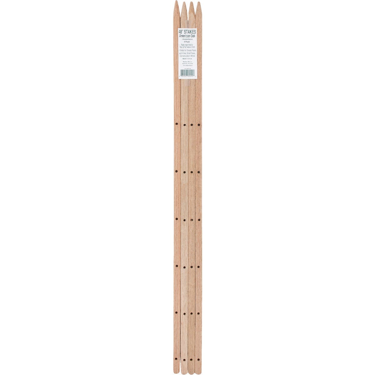 Madison Mill 48 In. Oak Wood Plant Stake (4-Pack) - photo 2