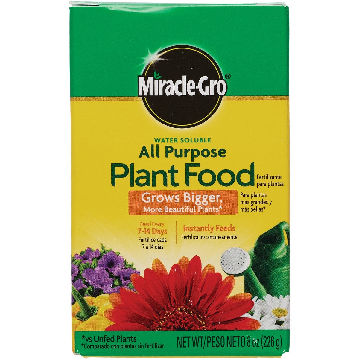 Miracle-Gro 8 Oz. Water Soluble All Purpose Plant Food Miracle-Gro 8 Oz. Water Soluble All Purpose Plant Food