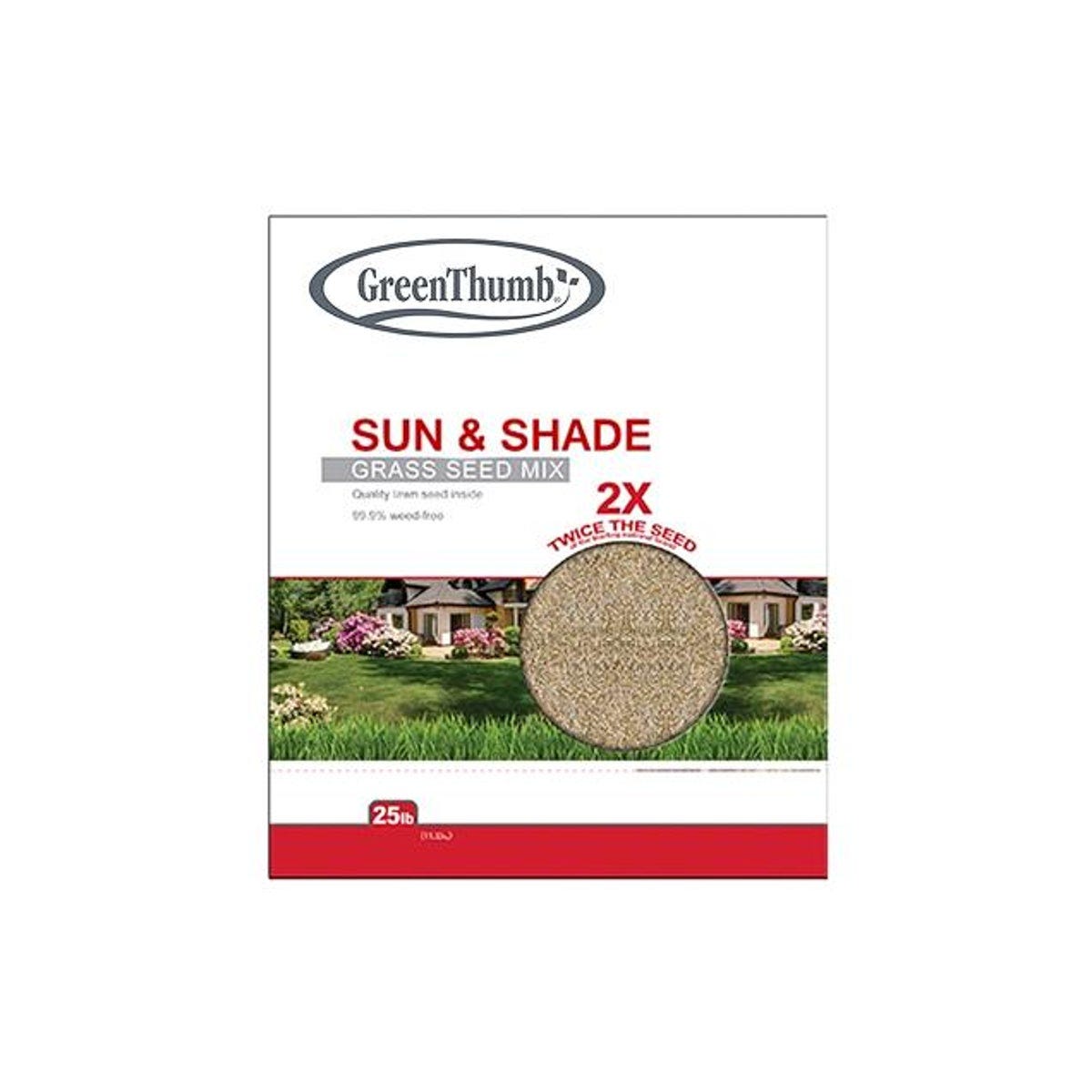Green Thumb 25 Lb. 10,000 Sq. Ft. Sun & Shade Grass Seed Mix