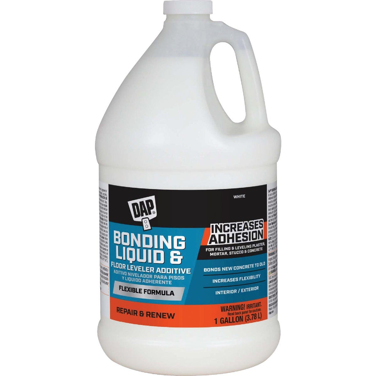 Dap 1 Gal. Bonding Liquid & Floor Leveler Additive, White Dap 1 Gal. Bonding Liquid & Floor Leveler Additive, White