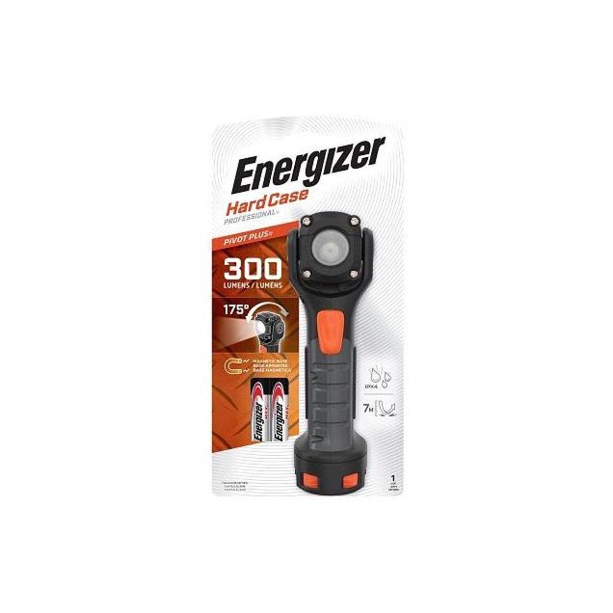 Energizer Hardcase Professional Pivot Plus Swivel Head Flashlight Energizer Hardcase Professional Pivot Plus Swivel Head Flashlight