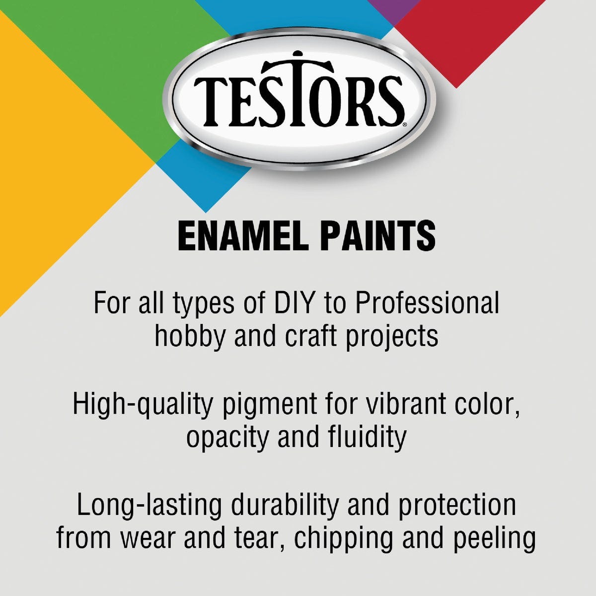 Testors Craft 0.25 Oz. Metallic Enamel Brush Paint, Silver - photo 3