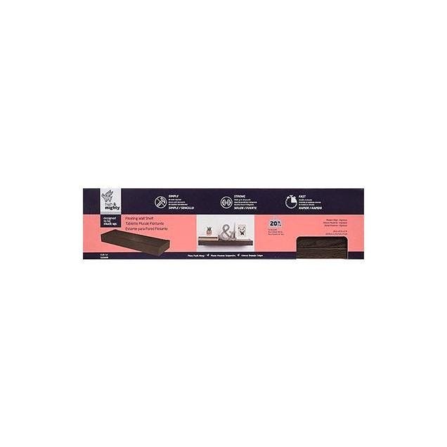 High & Mighty 24 In. Espresso Modern Design Floating Shelf - photo 2