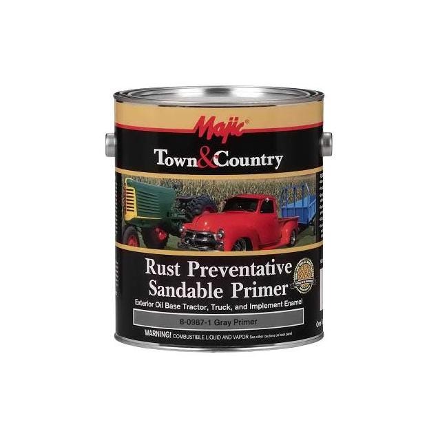 Majic Town & Country 1 Gal. Gray Tractor & Implement Oil Base Rust ...