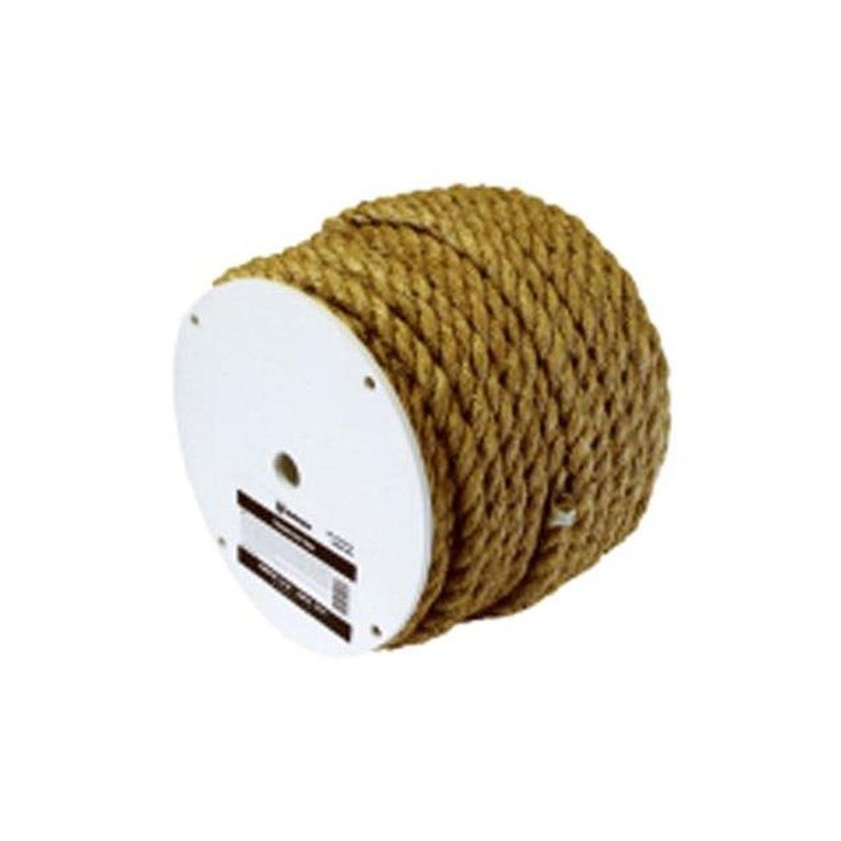 Richelieu 3/4 In. x 100 Ft. Natural Twisted Sisal Rope Richelieu 3/4 In. x 100 Ft. Natural Twisted Sisal Rope