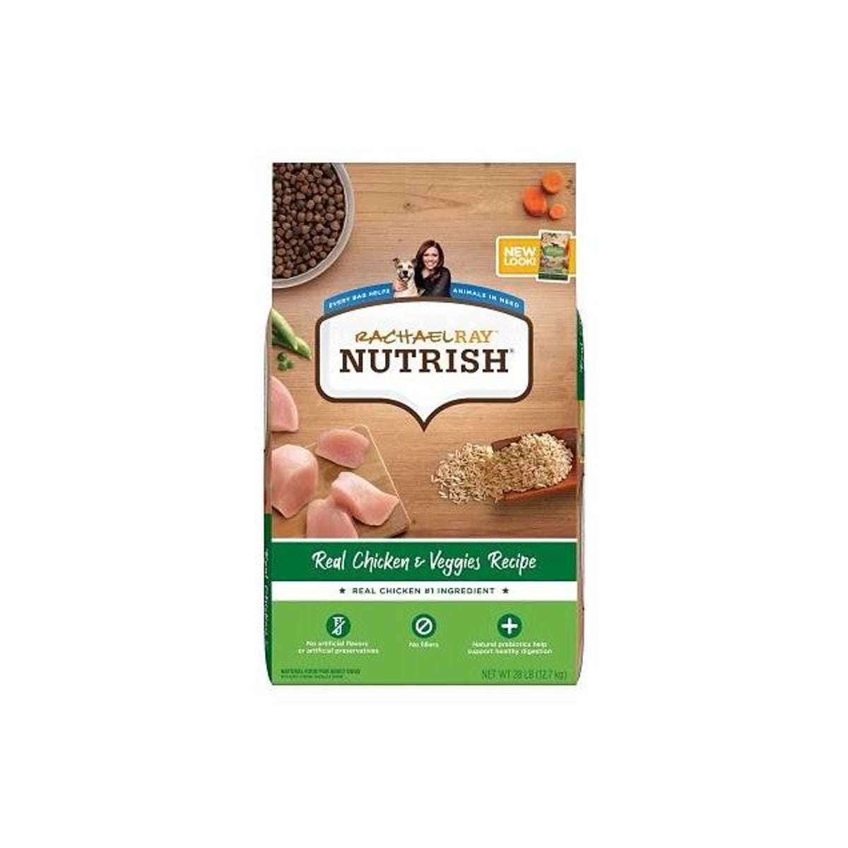 Rachael Ray Nutrish 28 Lb. Real Chicken & Veggies Recipe Dry Dog Food