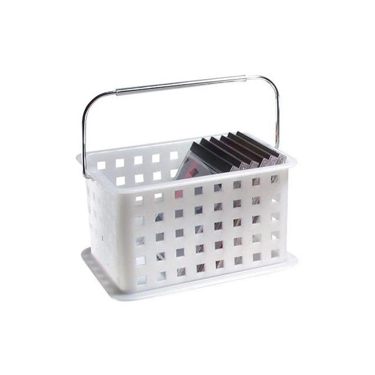 InterDesign 6-1/2 In. x 9 In. x 5 In. Plastic Storage Tote Caddy InterDesign 6-1/2 In. x 9 In. x 5 In. Plastic Storage Tote Caddy