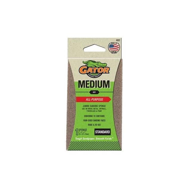 Gator 3 In. x 5 In. 60-Grit Jumbo Sanding Sponge