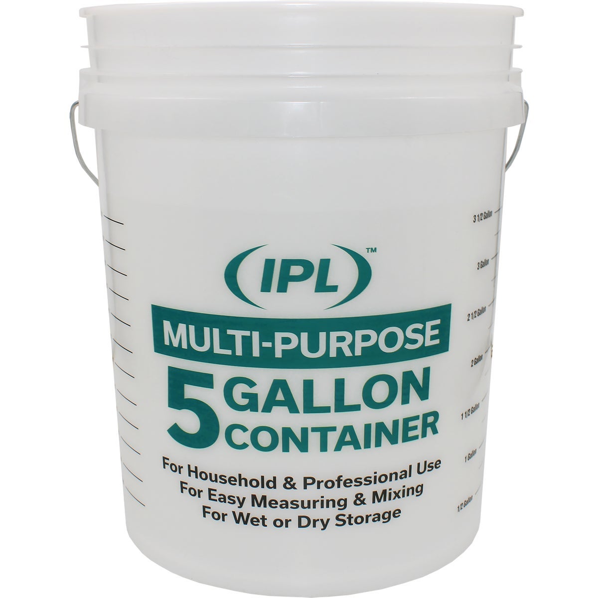 Supreme/Leaktite 5-Gallon Bucket Leaktite 5 Gal. Clear Plastic