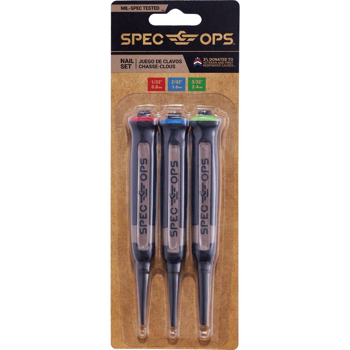 Spec Ops Tools Nail Punch Set (3-Piece) - photo 2 Spec Ops Tools Nail Punch Set (3-Piece) - photo 2