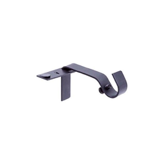 Kenney 5/8 In. Matte Black Fast Fit No-Measure Curtain Rod Bracket
