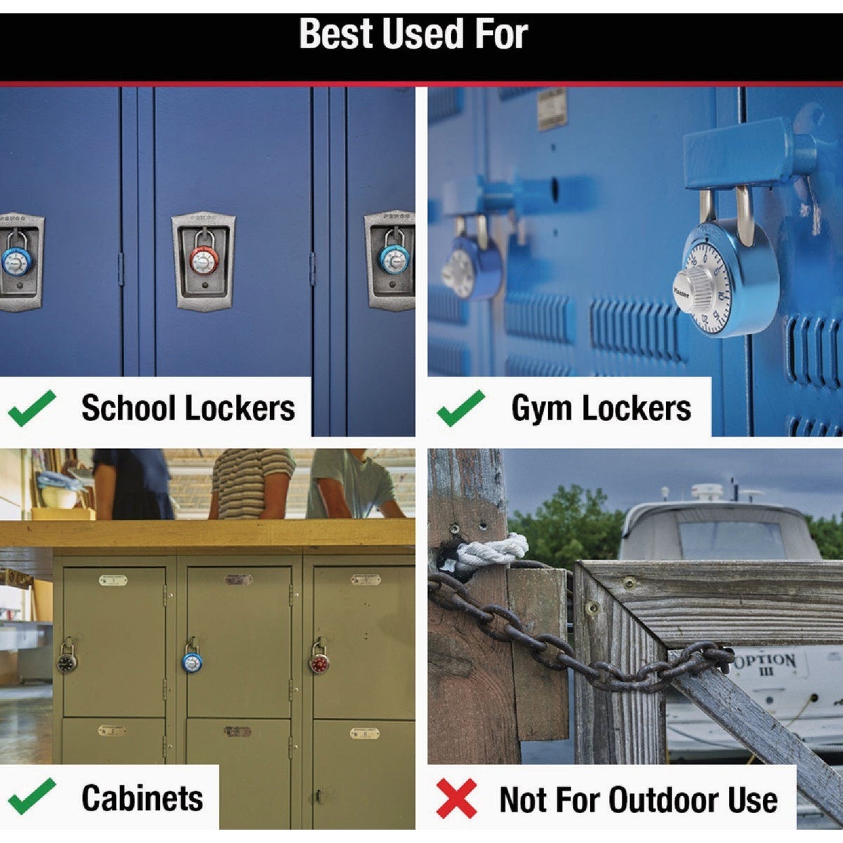 Master Lock 1-7/8 In. Combination Dial Padlock with Aluminum Cover - photo 3 Master Lock 1-7/8 In. Combination Dial Padlock with Aluminum Cover - photo 3