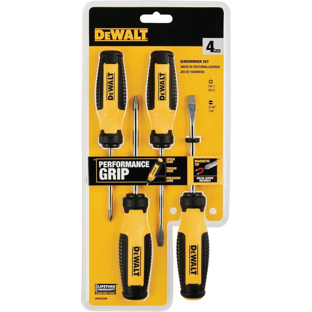 DeWalt Performance Grip Screwdriver Set (4-Piece) - photo 2 DeWalt Performance Grip Screwdriver Set (4-Piece) - photo 2