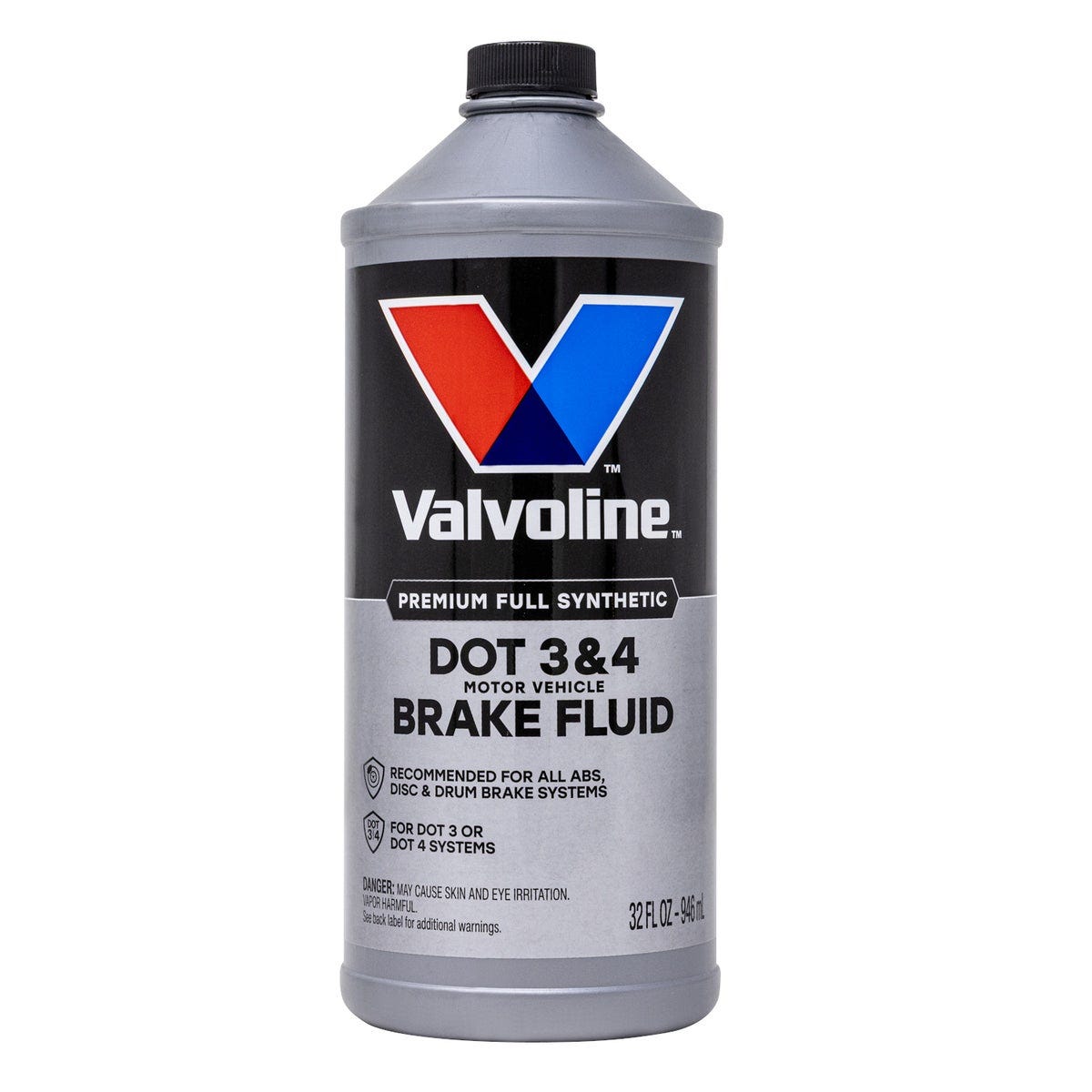 Valvoline 32 Oz. DOT 3 & 4 Brake Fluid Valvoline 32 Oz. DOT 3 & 4 Brake Fluid