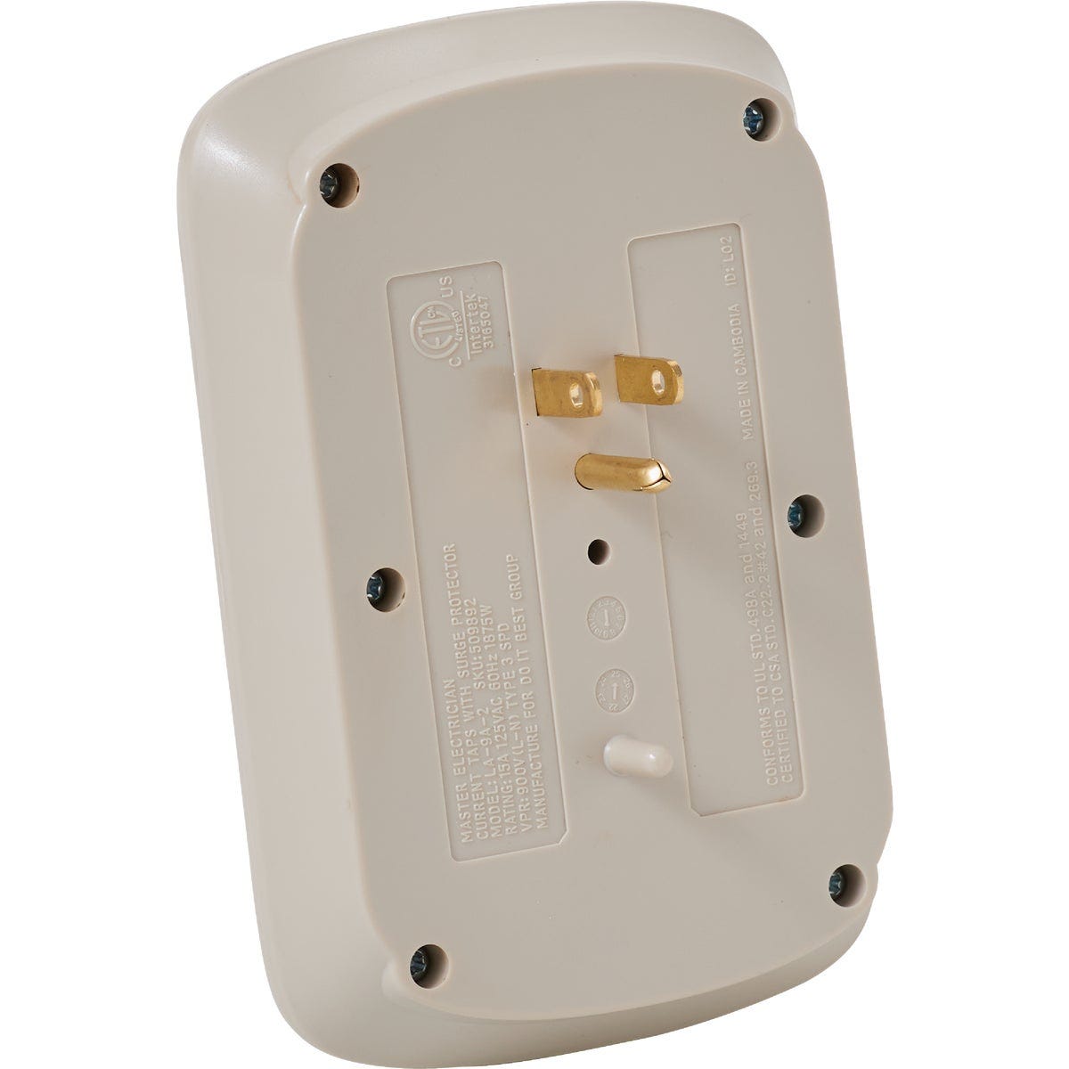 Do it Best 6-Outlet 15A Gray Surge Tap - photo 3