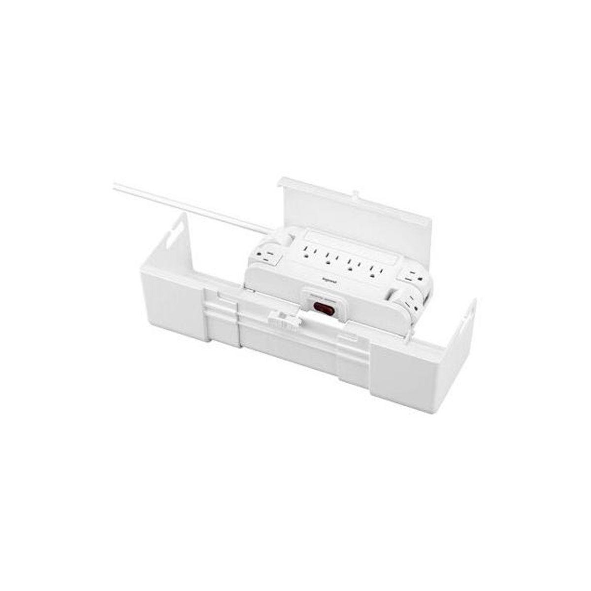 Legrand White Powered Cable Management Box