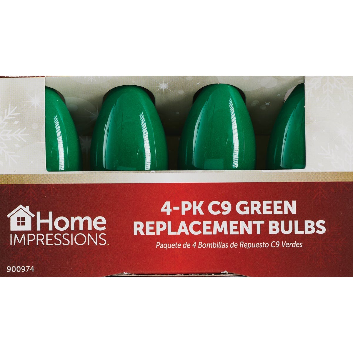 Home Impressions C9 Green Ceramic 125V Replacement Light Bulb (4-Pack) - photo 2