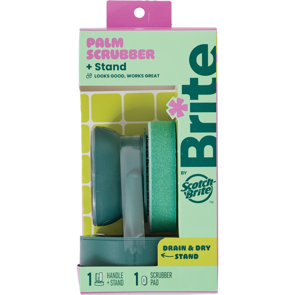 Brite by Scotch-Brite Palm Scrubber & Stand | True Value Hardware