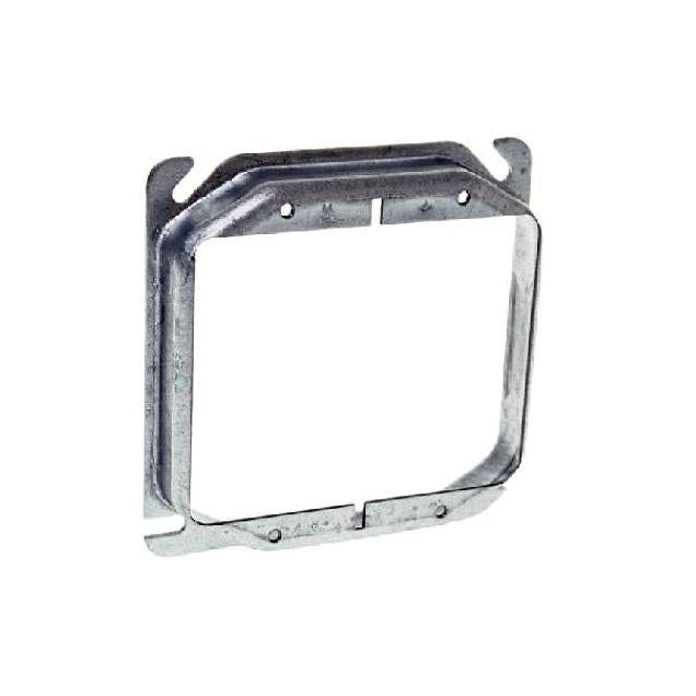 Raco Double 4 In. Square Raised Cover