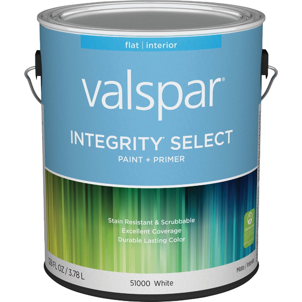 Valspar Integrity Select Paint & Primer Flat Interior Paint, White, 1 Gal. Valspar Integrity Select Paint & Primer Flat Interior Paint, White, 1 Gal.
